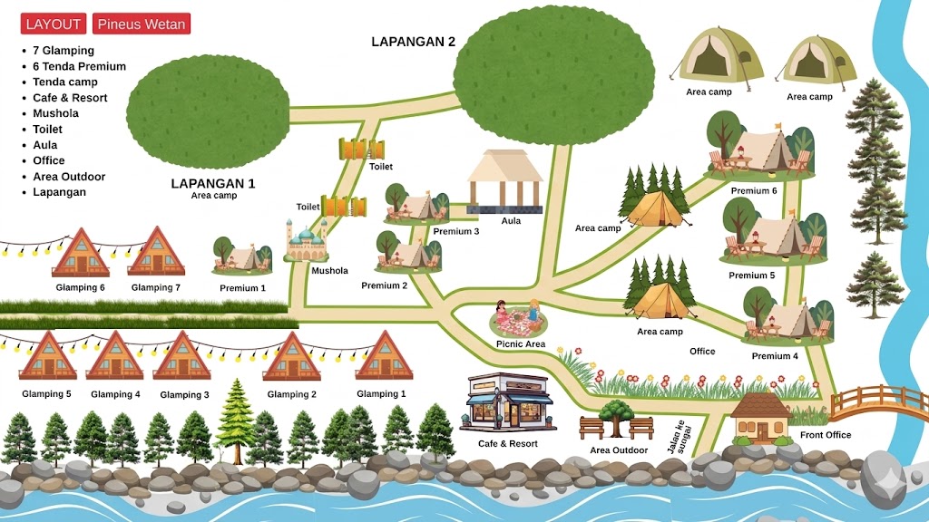 Roadmap Glamping Room 3